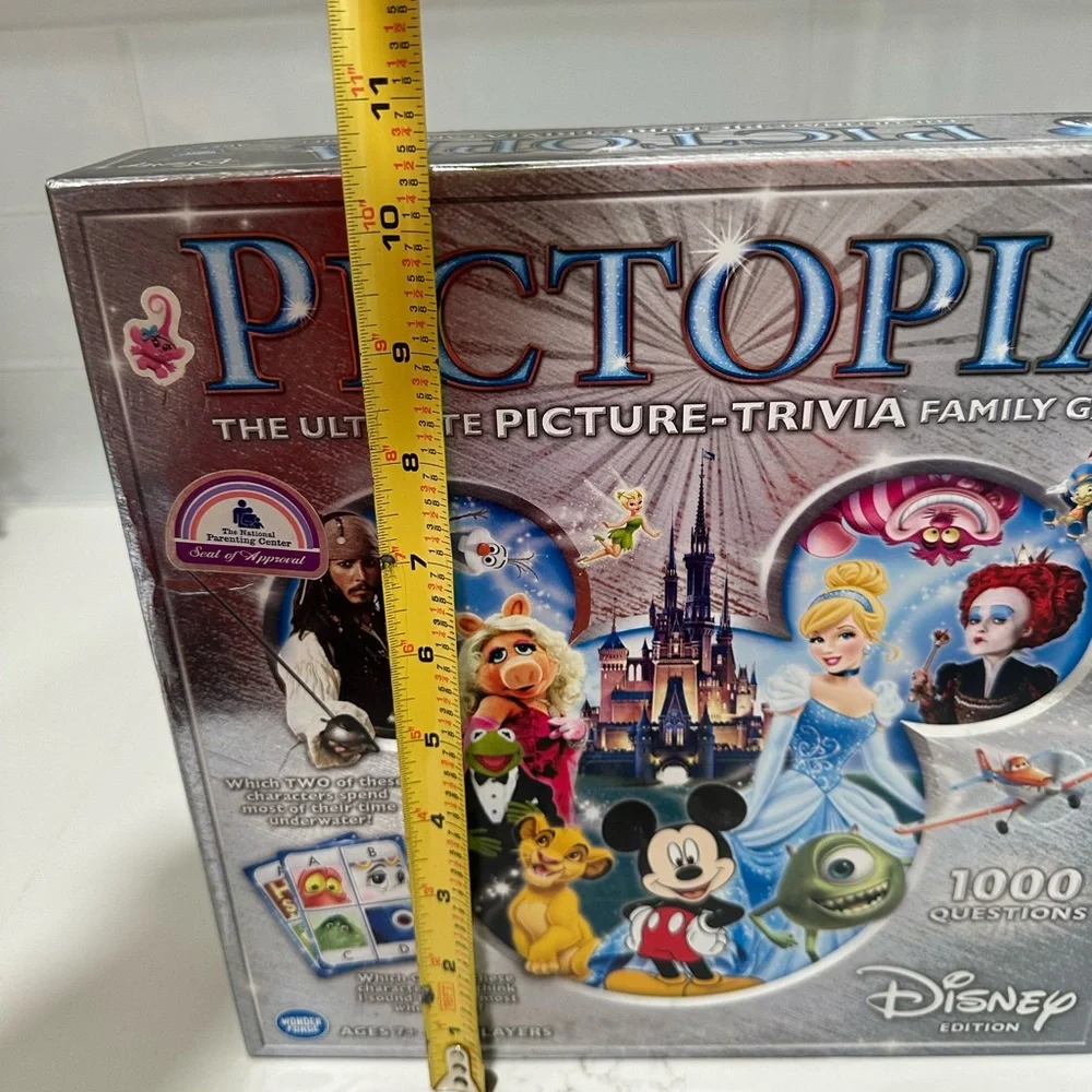 Brand New Pictopia Disney Edition the Ultimate Picture Trivia Family Board Game